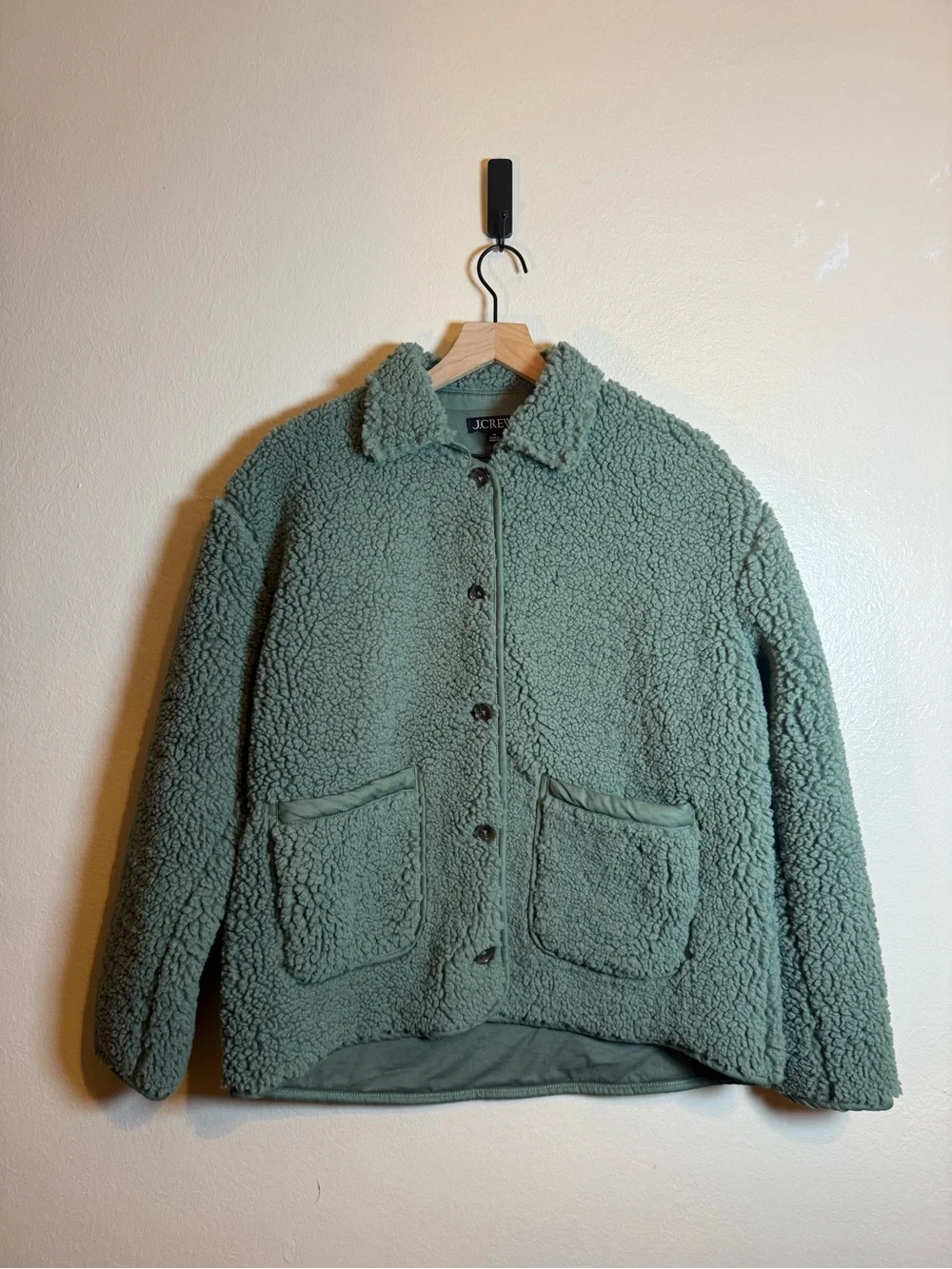 J. Crew Faux sherpa Barn Jacket - Picture 2 of 5